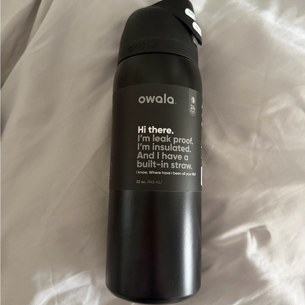 owala Insulated Leak-Proof Water Bottle — Black